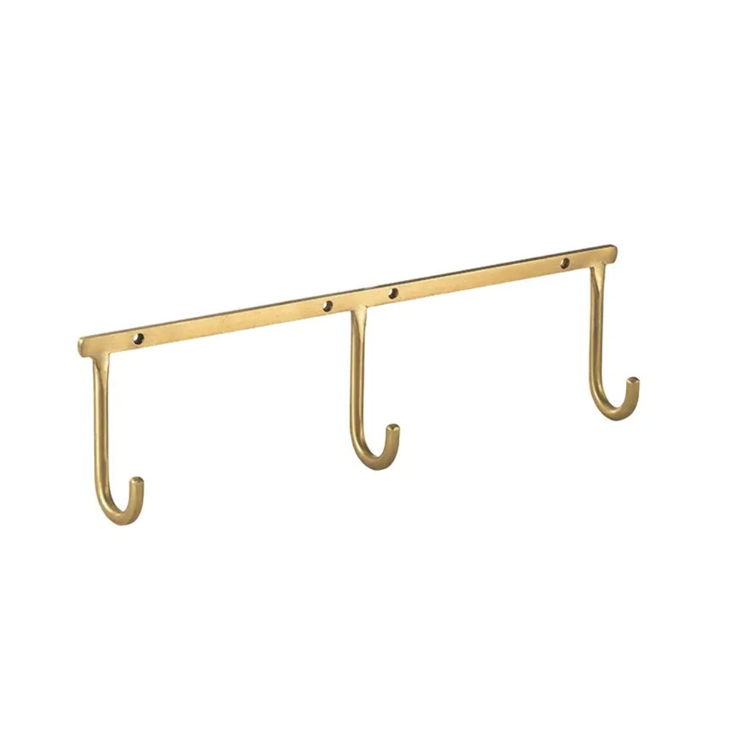 Brass Wall Triple Hook