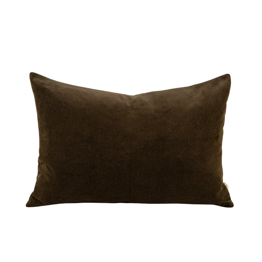 Vera Luxe Velvet Pillow - Avocado  (Two Sizes Available)