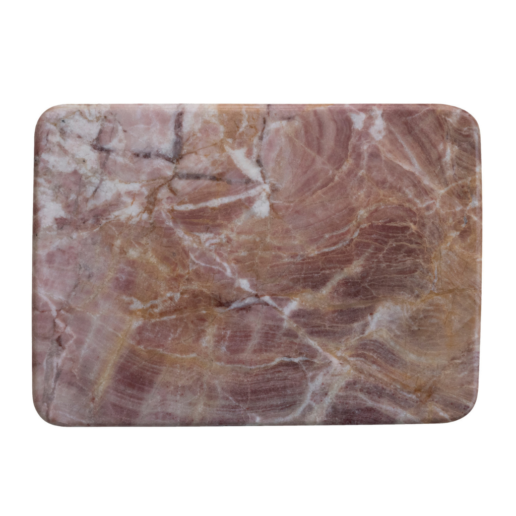 Pink Marble Serving Board