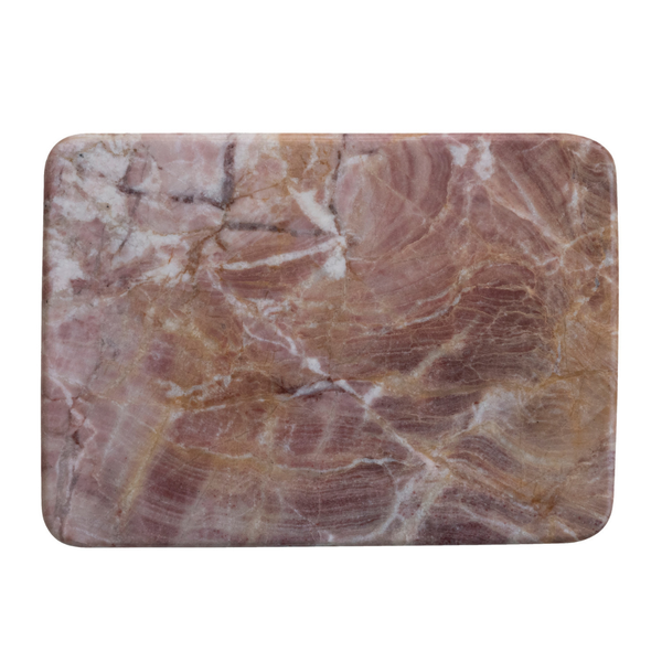 Pink Marble Serving Board