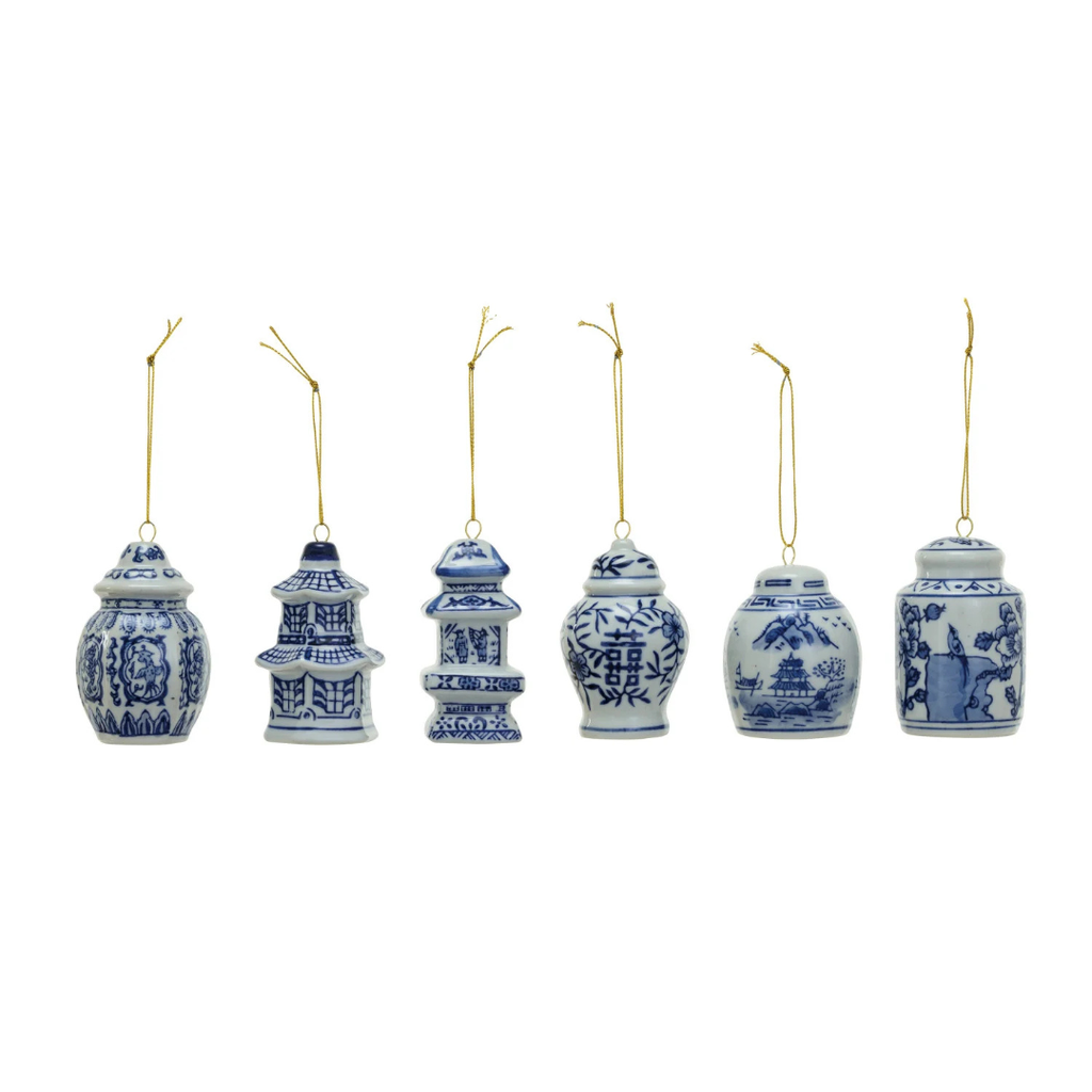 Ginger Jar Ornament (Six Styles Available)