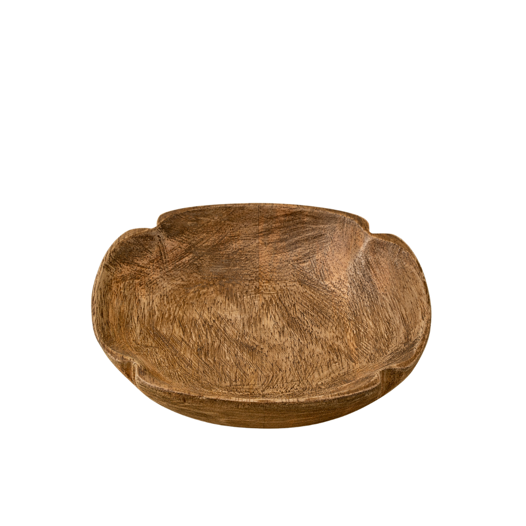 Spade Carved Dish - Round