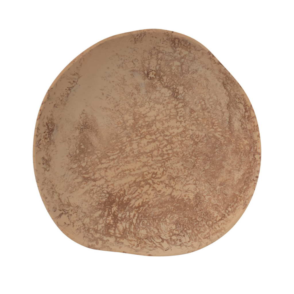 Marbled Resin Bowl - 10"D