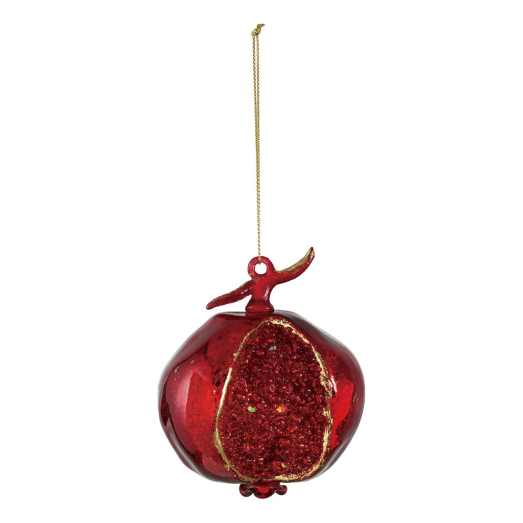 Pomegranate Glass Ornament
