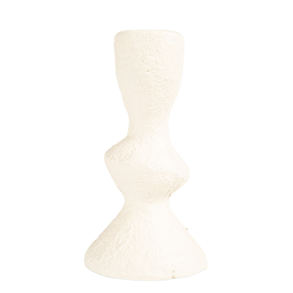 Metal Taper Holders - Cream (Two Sizes Available)