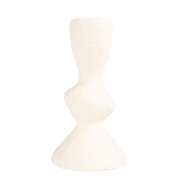 Metal Taper Holders - Cream (Two Sizes Available)
