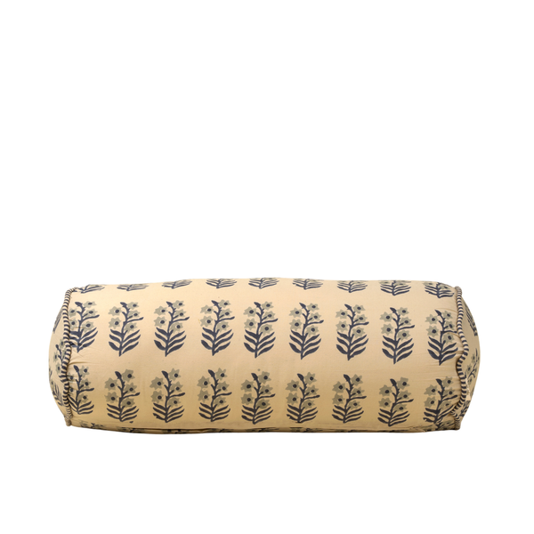 Sita Block Print Bolster Pillow