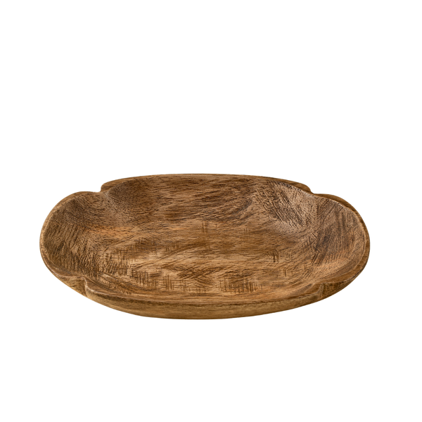 Spade Carved Dish - Oval