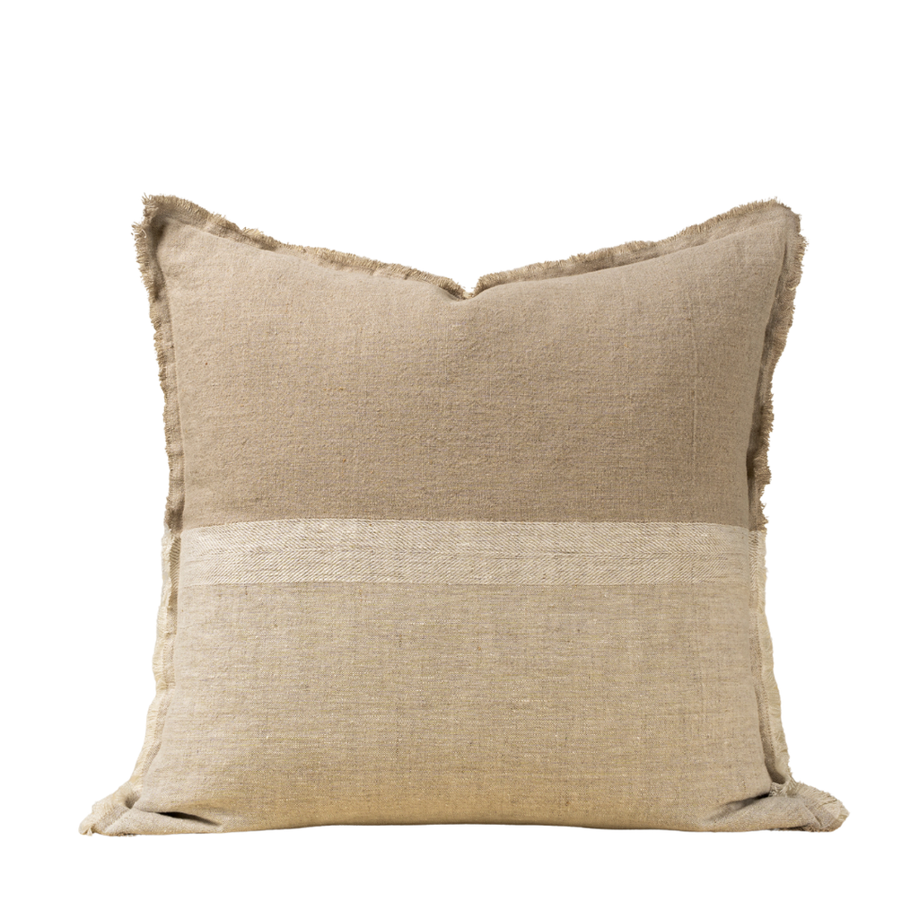 August Linen Pillow - 24" x 24"