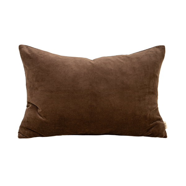 Vera Luxe Velvet Pillow - Clove (Two Sizes Available)