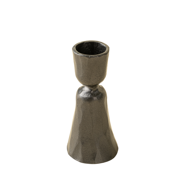 Zora Gunmetal Candlesticks