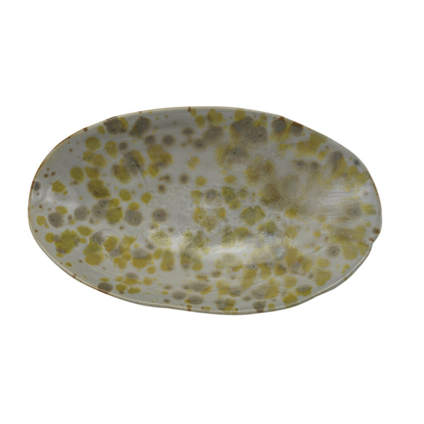 Speckled Stoneware Dish