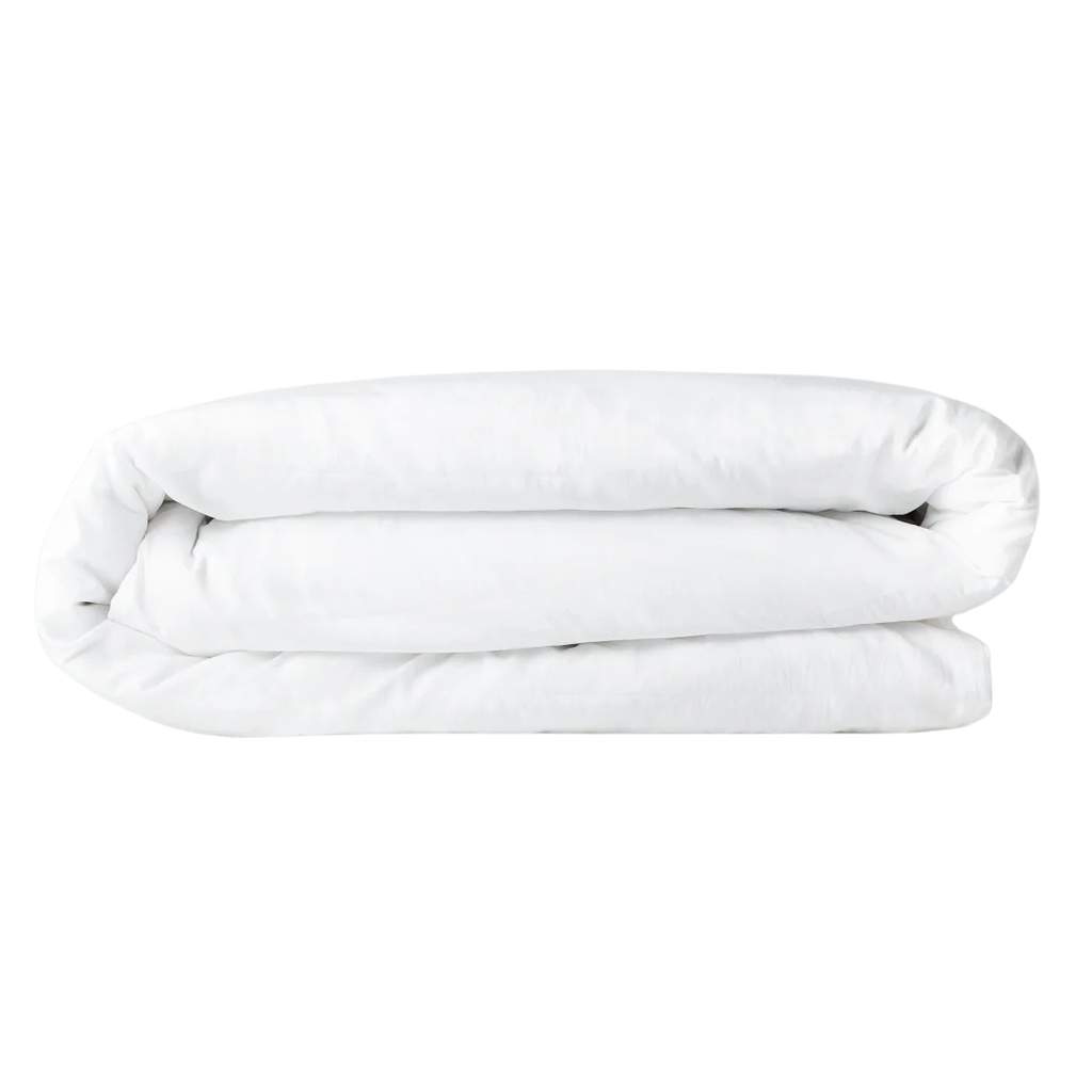 Cotton Duvet Cover - Chalk (Two Sizes Available)