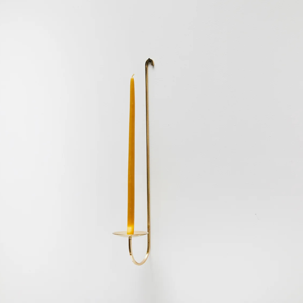 Brass Candle Holder - Single Arm