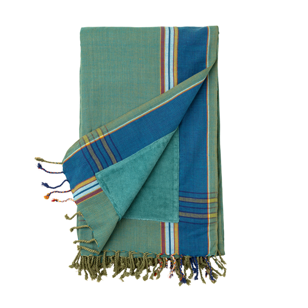Kikoy Beach Towel / Sarong - Teal