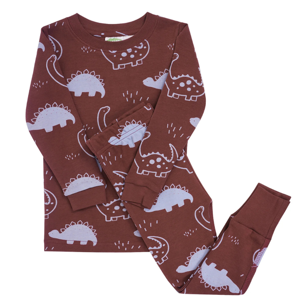Parade Organics 'My Jammies' Organic Kids' Pajamas - Dinosaurs
