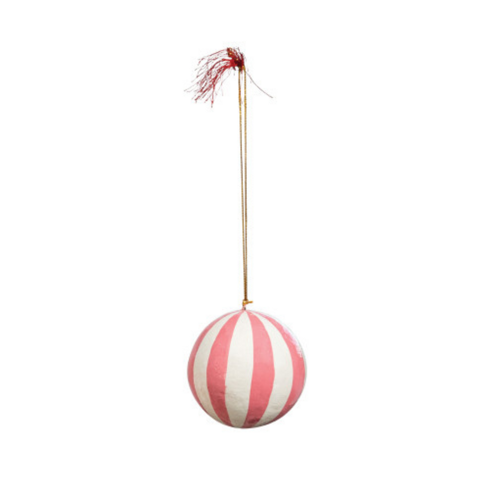 Striped Ball Ornaments (Three Colours Available)