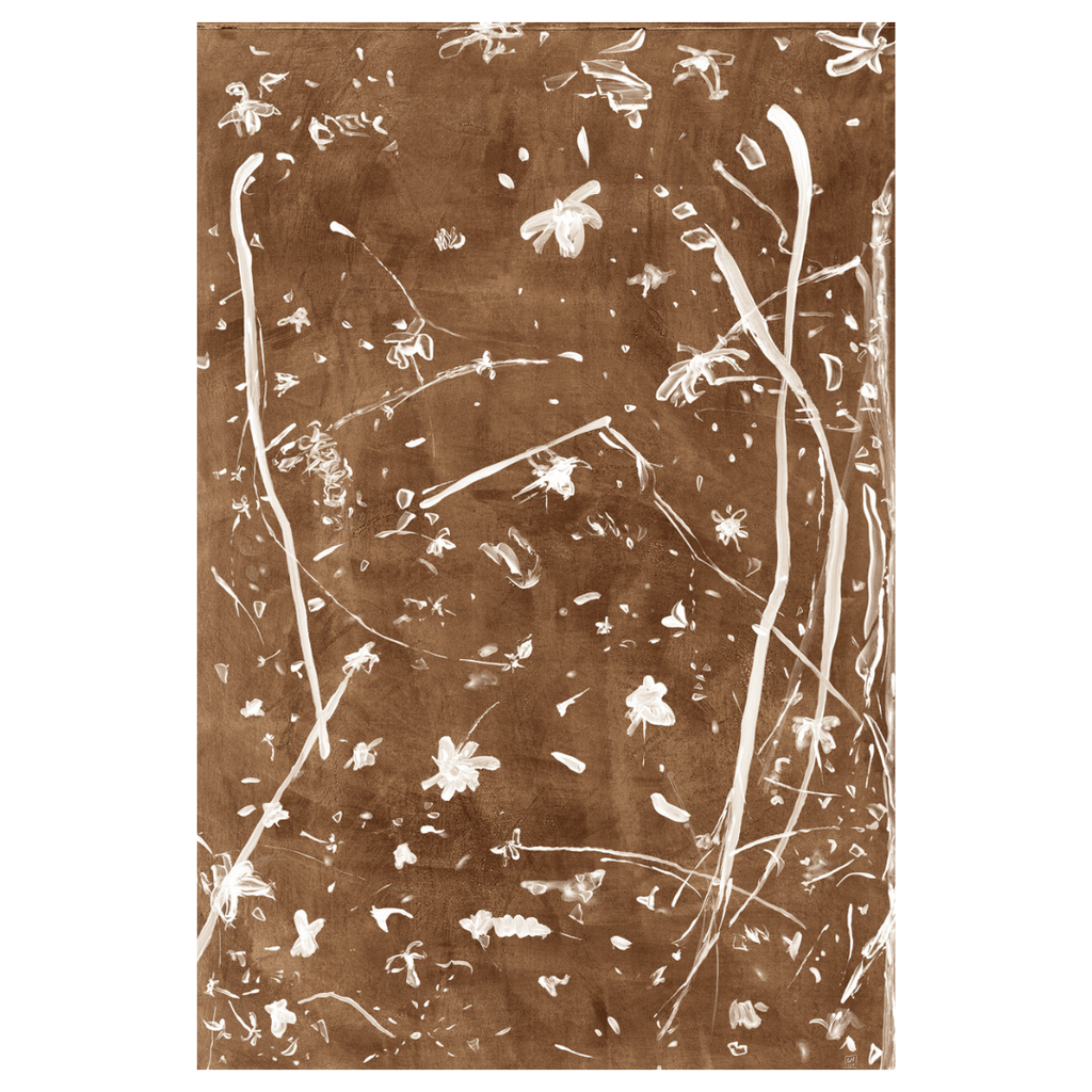 Frond Gestures Series - Mocha (Gallery Wrap Canvas)