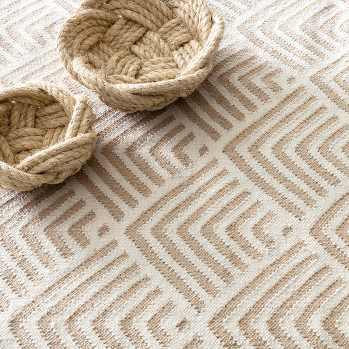 Dash & Albert - Cleo Cement Handwoven Indoor/Outdoor Rug