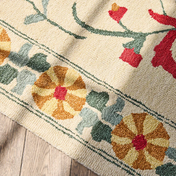 Dash & Albert - Shangrila Folk Floral Wool Rug