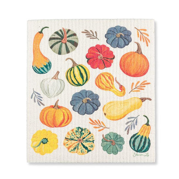 Harvest Gourds Dishcloth (Sold Individually)