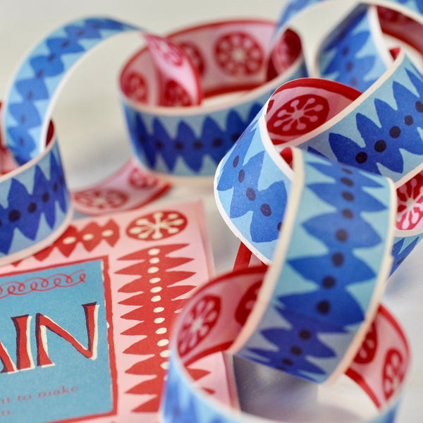 Paper Chain - Pink / Blue