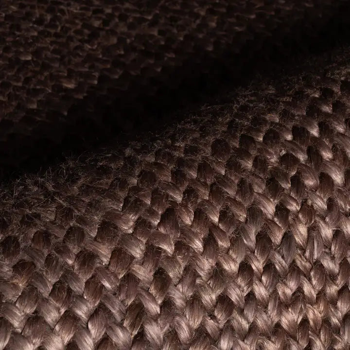 Dash & Albert - Thale Chocolate Brown Textured Handmade Jute Rug
