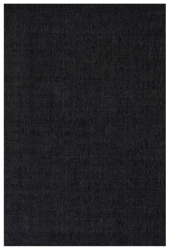 Dash & Albert - Crosby Solid Black Wool Rug