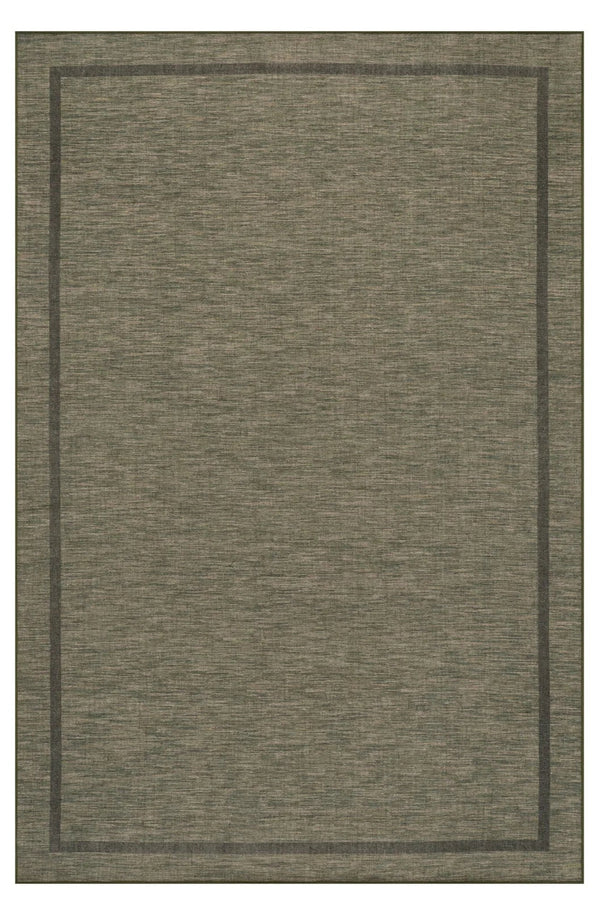Dash & Albert - Hanover Modern Bordered Green Machine Washable Rug
