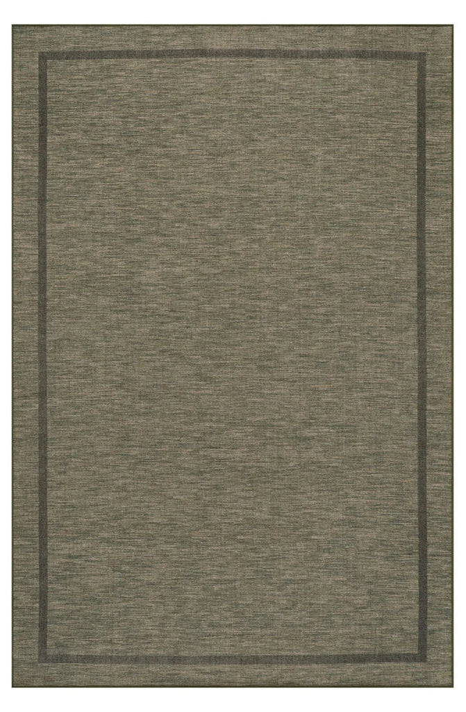 Dash & Albert - Hanover Modern Bordered Green Machine Washable Rug