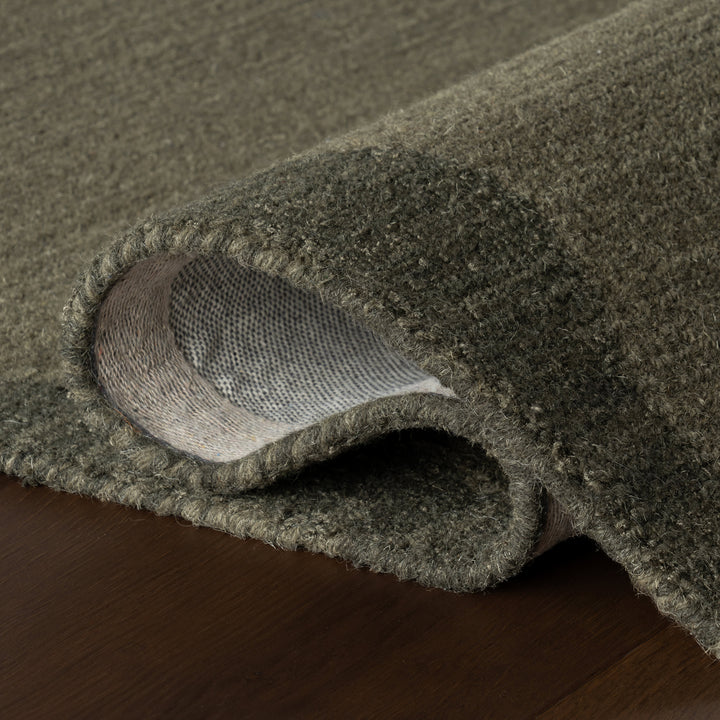 Dash & Albert - Ondine Solid Green Wool Rug