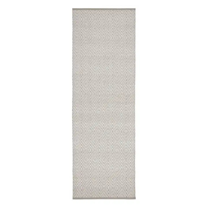 Dash & Albert - Diamond Platinum/White Handwoven Indoor/Outdoor Rug