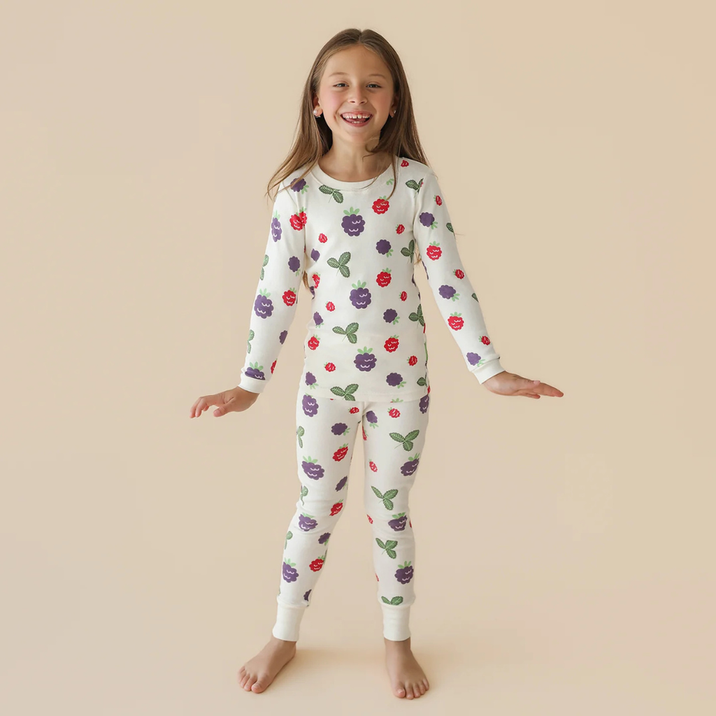 Parade Organics 'My Jammies' Organic Kids' Pajamas - Blackberries