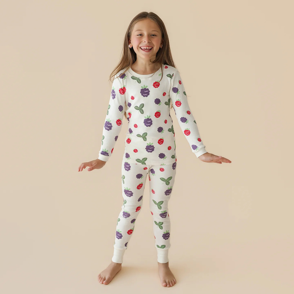 Parade Organics 'My Jammies' Organic Kids' Pajamas - Blackberries