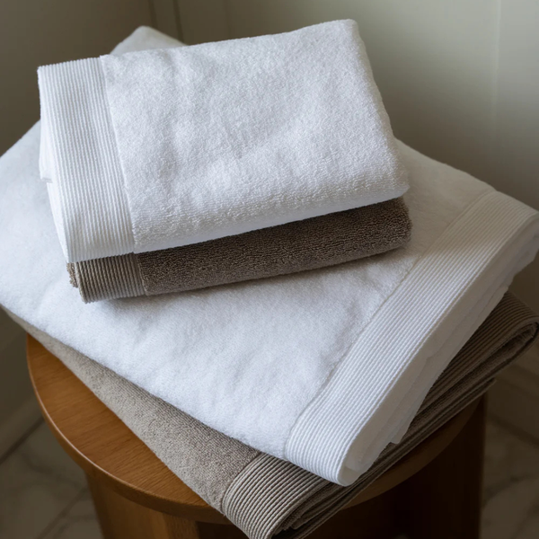 Terry Hand Towel - Chalk