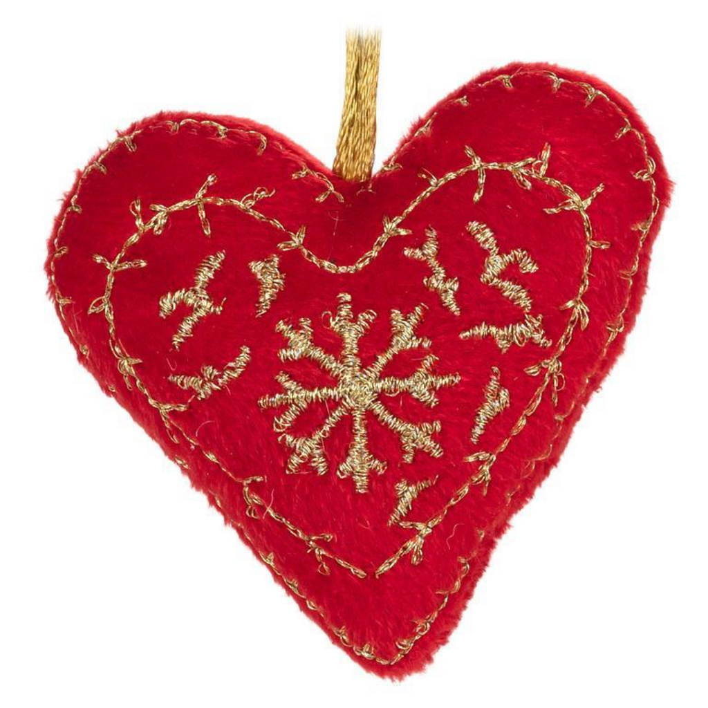 Scandi Heart Ornament