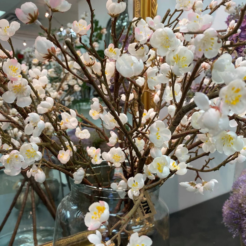 Quince Blossom Stem - 34" H
