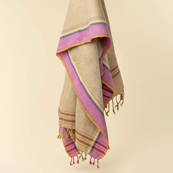 Kikoy Beach Towel / Sarong - Beige