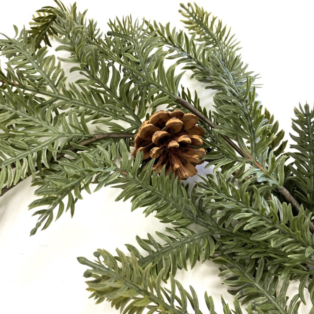 Cypress Pinecone Garland - 6'