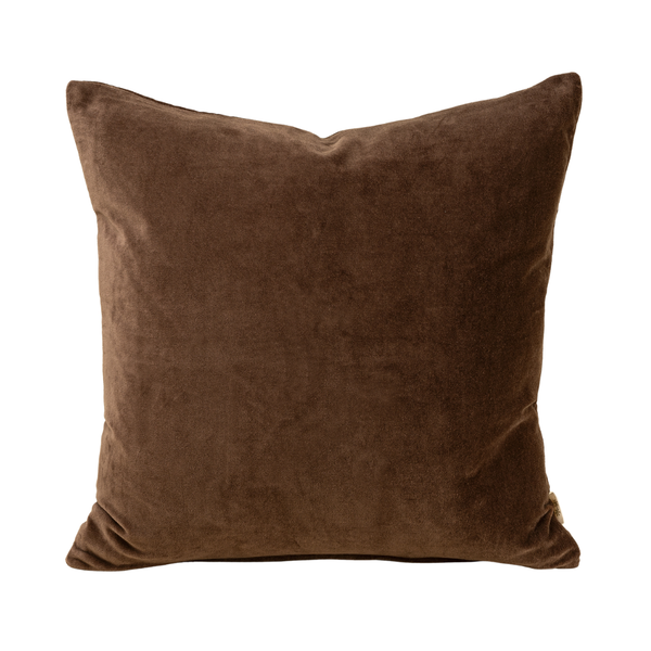 Vera Luxe Velvet Pillow - Clove (Two Sizes Available)
