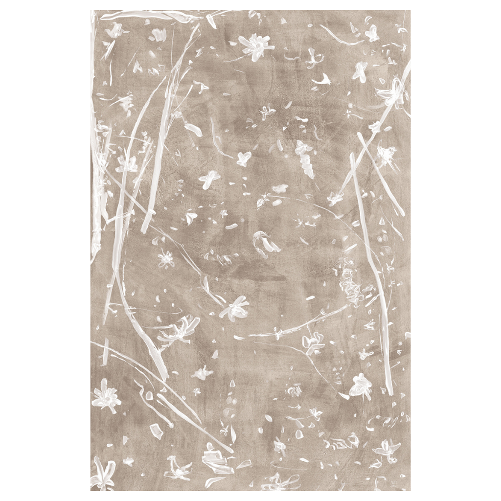 Frond Gestures Series - Taupe (Gallery Wrap Canvas)