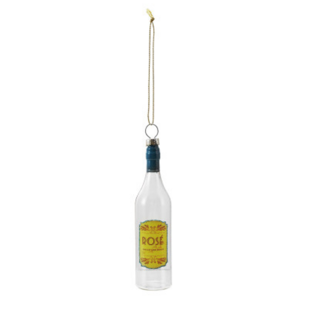 Glass Wine Bottle Ornaments (Three Styles Available)