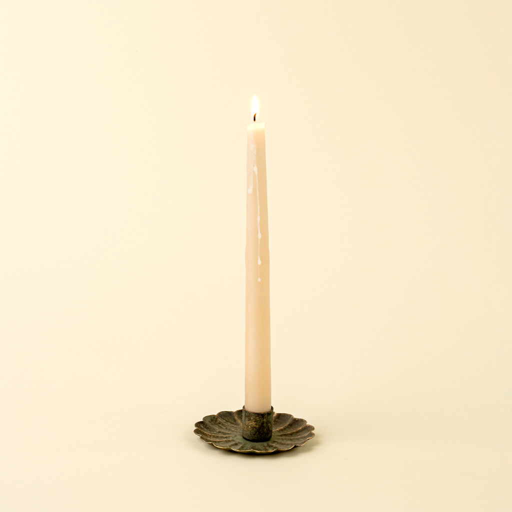 Scalloped Candle Holder