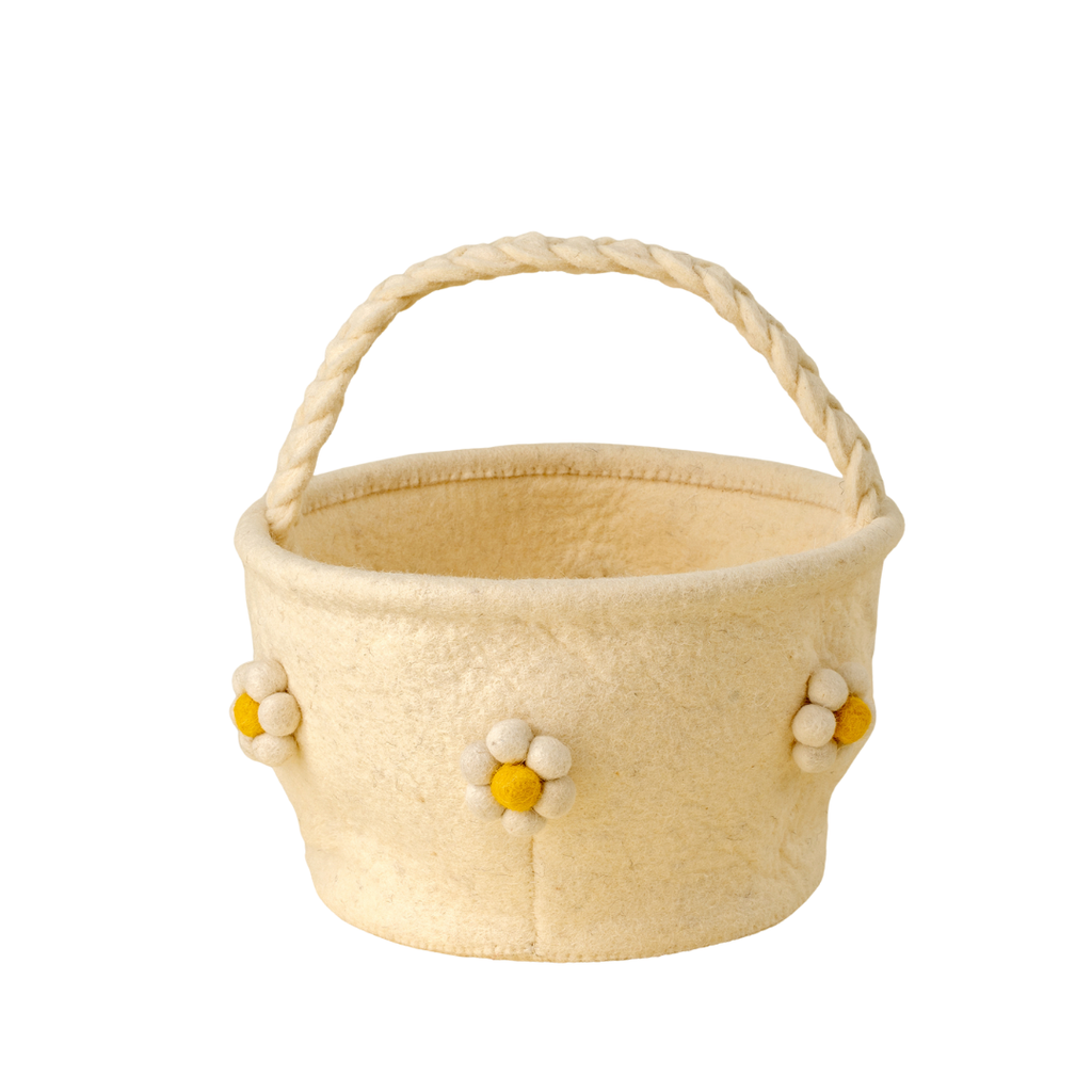 Daisy Easter Basket (Three Colours Available)