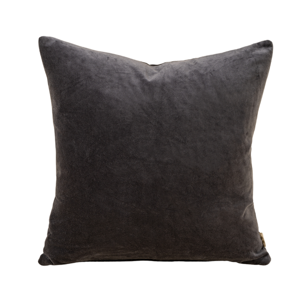 Vera Luxe Velvet Pillow - Blue Graphite (Two Sizes Available)
