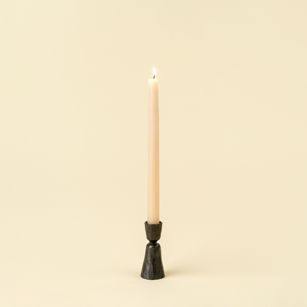 Zora Gunmetal Candlesticks