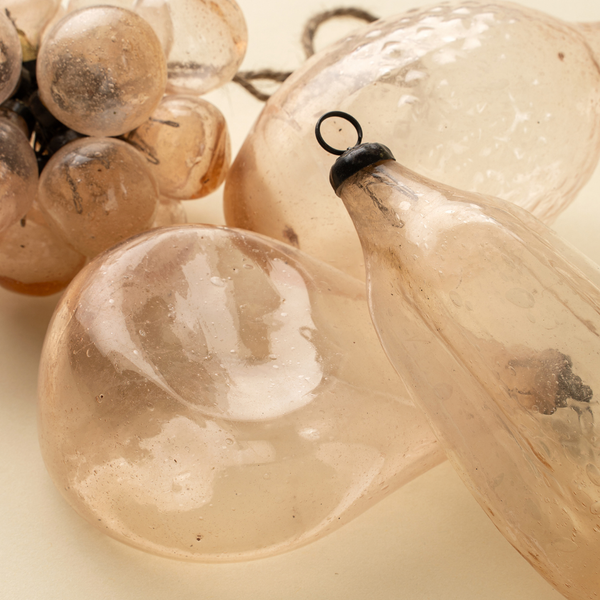 Pink Bubbles Glass Ornament