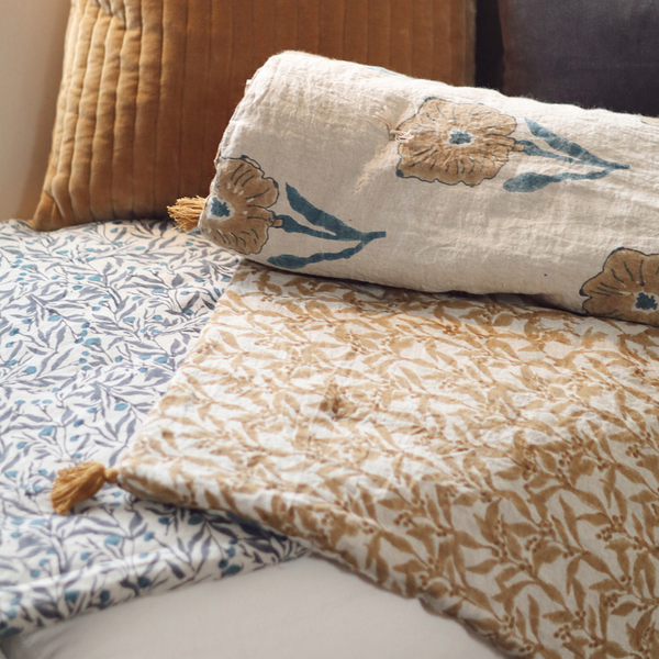 Floral Block Print French Mattress