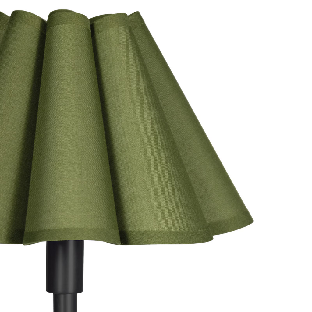 Polly Buffet Lamp - Blackened Brass (Available in White & Green)