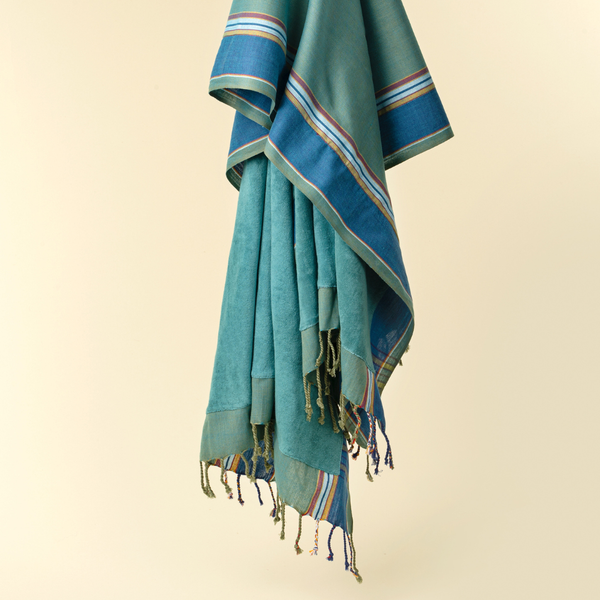 Kikoy Beach Towel / Sarong - Teal